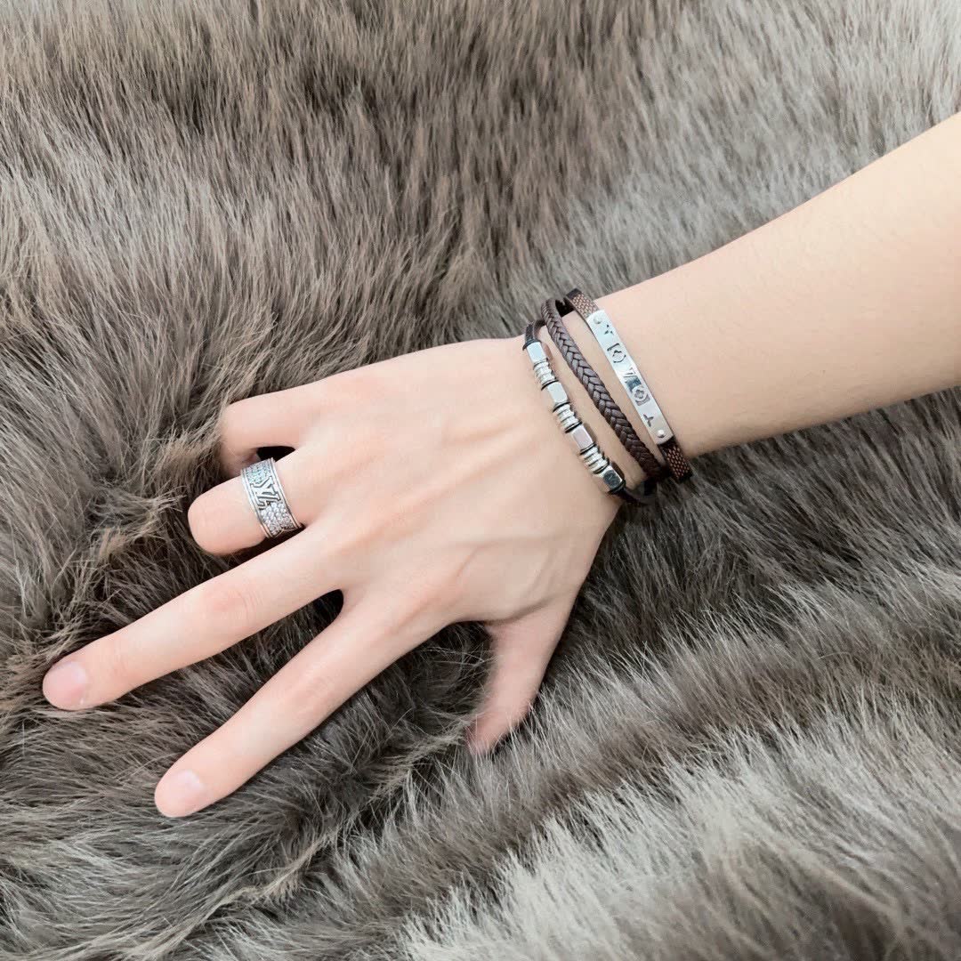 Louis Vuitton Leather Bracelet